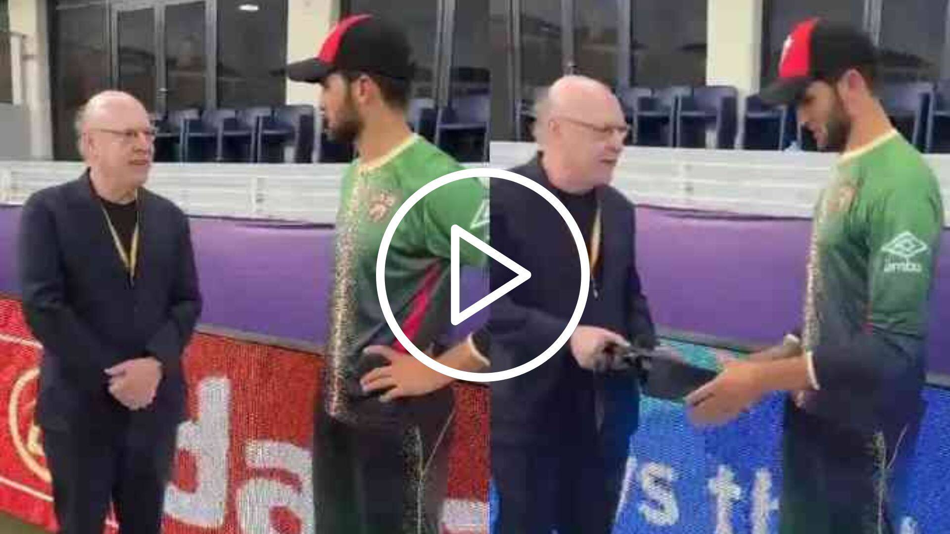 [Watch] Shaheen Afridi's Exciting Encounter With Manchester United Owner During ILT20 